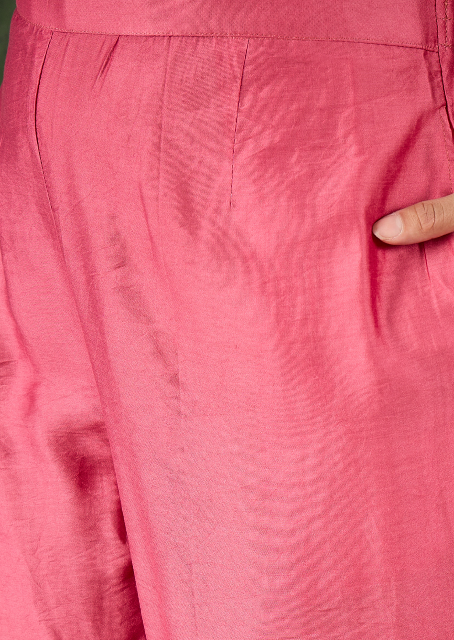 Embroidered Silk Blend Organza Meenakari Straight Suits With Dupatta (VC9738)