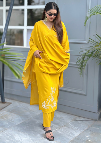 Sunshine Yellow Suit Set (VC9795)