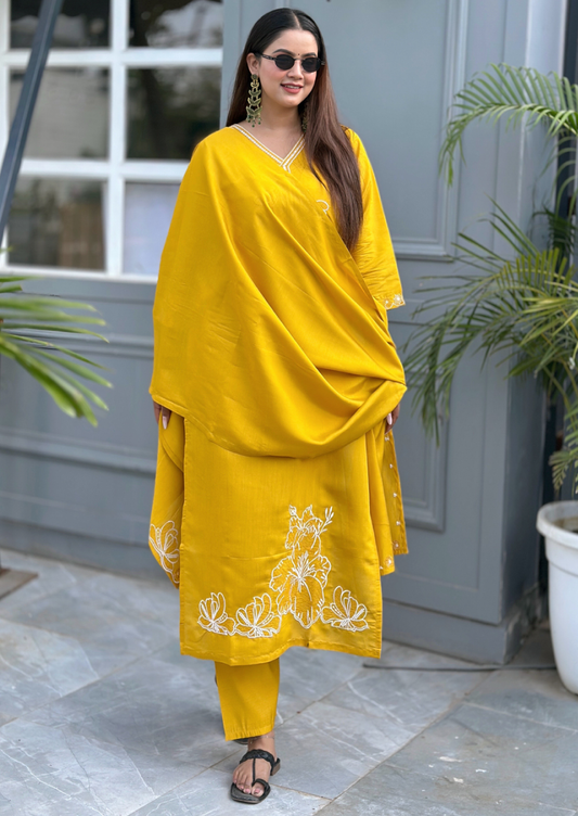 Sunshine Yellow Suit Set (VC9795)