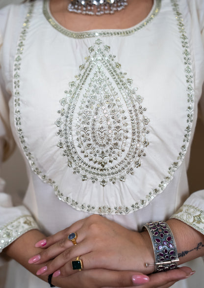 Sharvani Anarkali Kurta and Pant Dupatta Set (VV-9723)